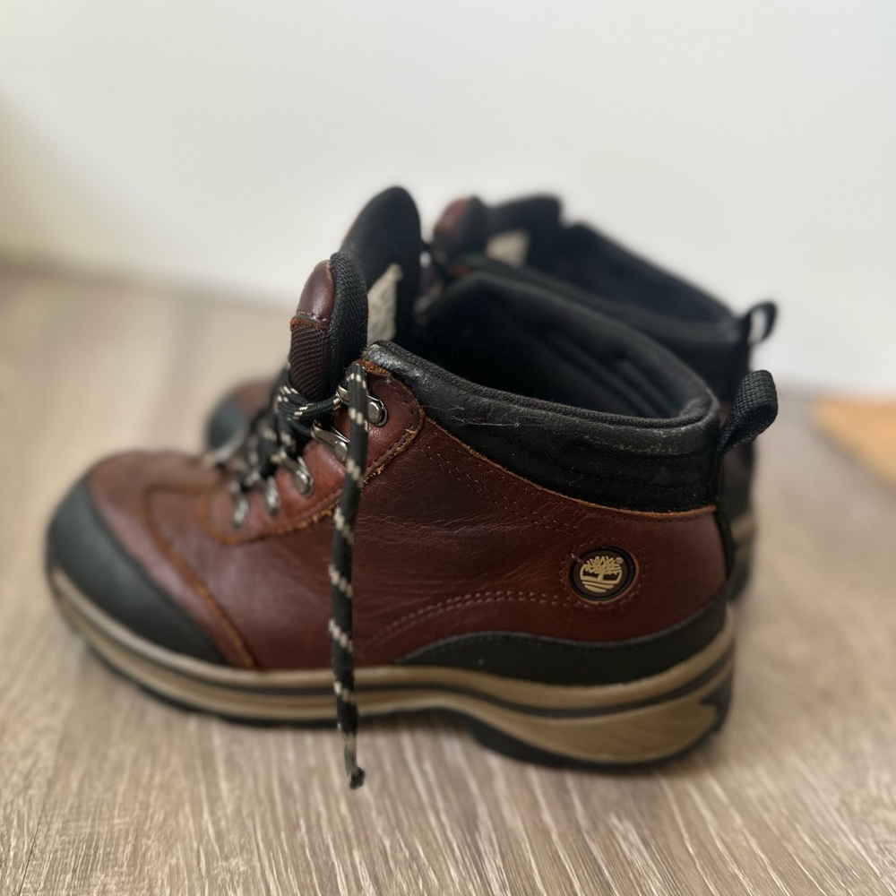Timberland Kids Brown and Black Boots